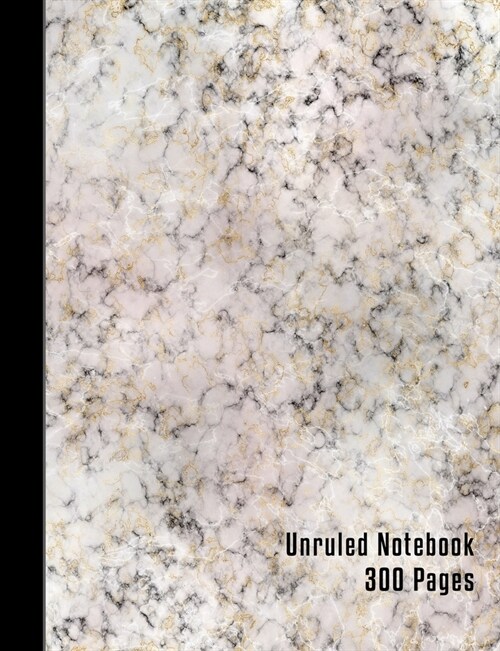 Unruled Notebook 300 Pages: Composition Notebook 300 pages 150 sheets Thick Journal Book (Paperback)