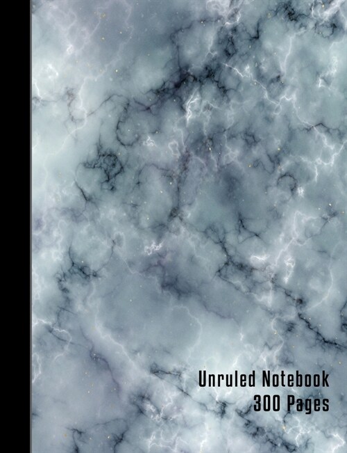 Unruled Notebook 300 Pages: Composition Notebook 300 pages 150 sheets Thick Journal Book (Paperback)