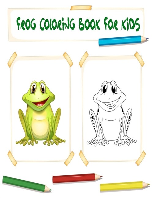 Frog Coloring Book for Kids (Paperback)