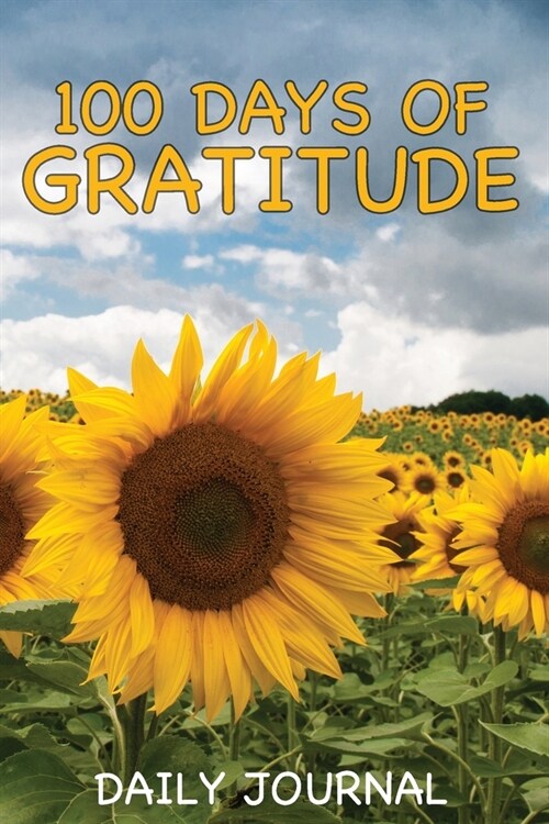 100 Days of Gratitude - A Daily Journal: Prompted - Compact - Large Print (Paperback)