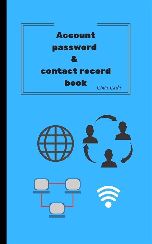 Account password & contact record book (Paperback)