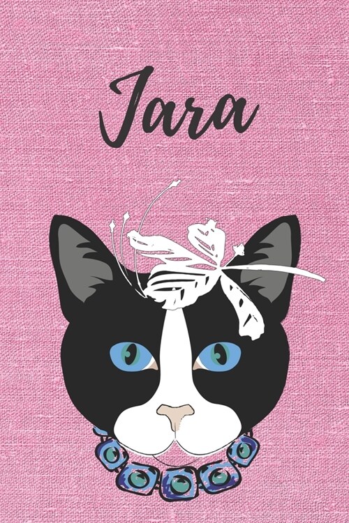 Personalisiertes Notizbuch - Katze Jara: DIN A5, 120 blanko Seiten (Paperback)
