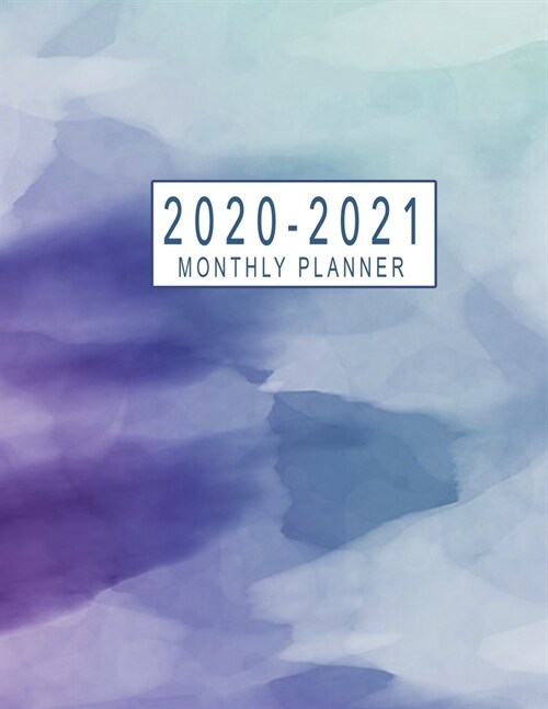 2020-2021 Monthly Planner: 2020-2021 Two Year Planner Monthly Jan 2020 - Dec 2021 2 Year Monthly Planner Calendar Schedule Organizer January 2020 (Paperback)