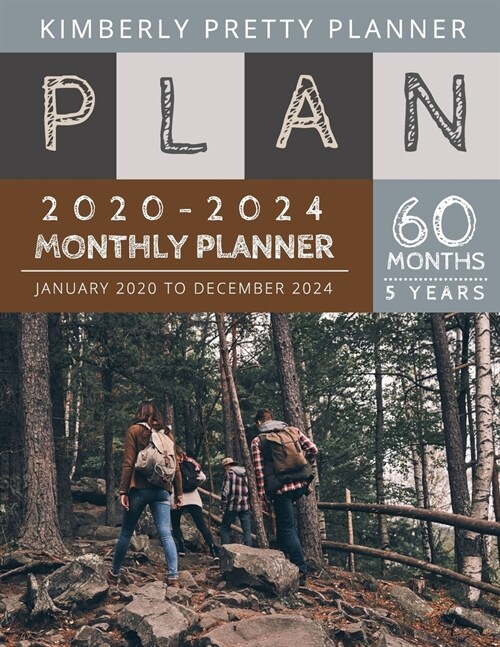 Monthly Planner 5 year: get shitdone book 2020-2024 Monthly Planner Calendar - internet login and password - 5 Year Goal Planner - Five Year L (Paperback)