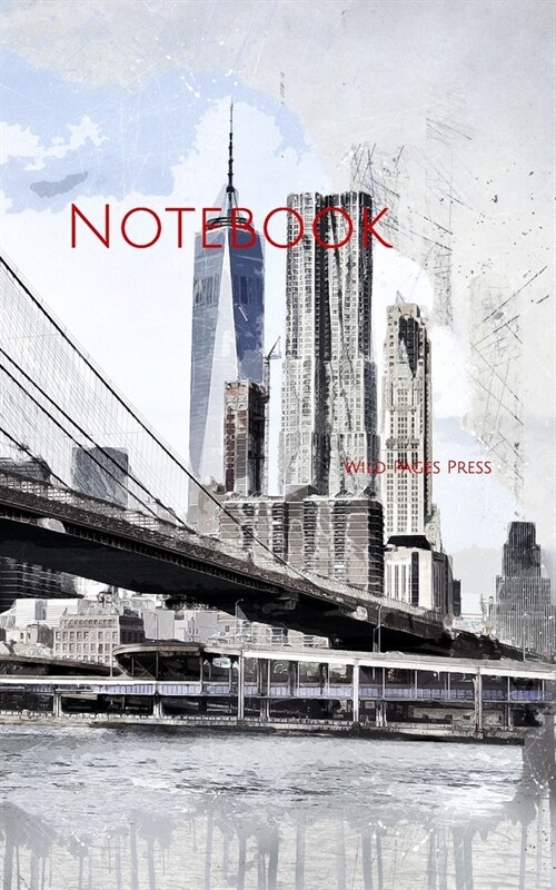 Notebook: United States of America city skyline North America American (Paperback)