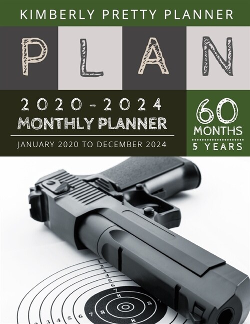 5 year monthly planner 2020-2024: 2020-2024 Five Year Planner: password keeper and Journal, 60 Months Calendar (5 Year Monthly Plan Year 2020, 2021, 2 (Paperback)