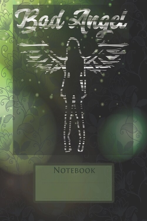 Bad Angel Notebook: Notebook, Journal, Notizbuch, 6x9 inch, ca. A5., ca. 15,24 x 22,86 cm, Creme Paper), Bullet Grid Pages, Dotted Grid Pa (Paperback)
