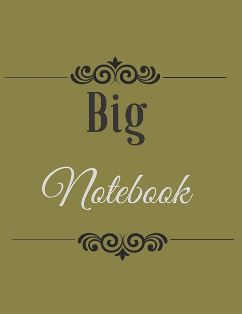 Big Notebook: 2 Vol 400 Page Desk Classic College Journal Which Is Heavy Big Notebook Is For All Writing Styles And Writing Implemen (Paperback)