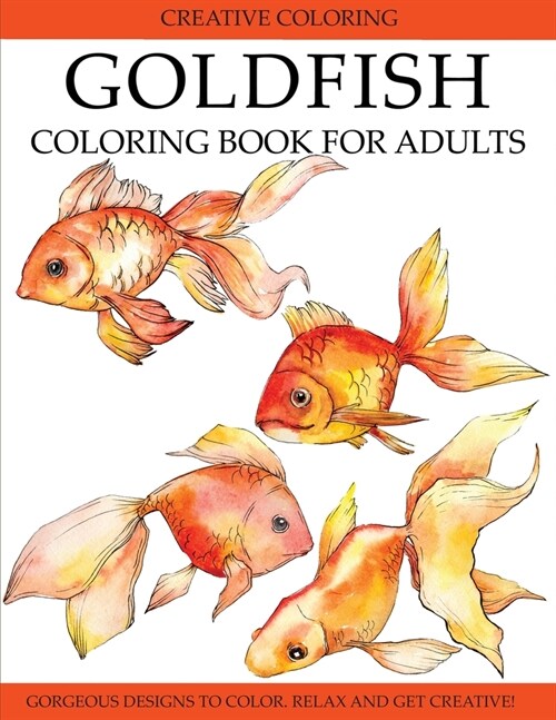 Goldfish Coloring Book for Adults (Paperback)