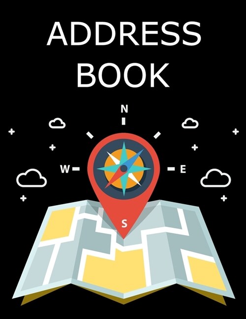 Address Book: with Tabs, Large Print Address Books, A Personal Organizer for Addresses, Social Media Handles and Notes (Paperback)