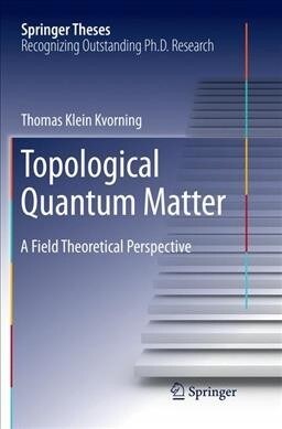 Topological Quantum Matter: A Field Theoretical Perspective (Paperback, Softcover Repri)