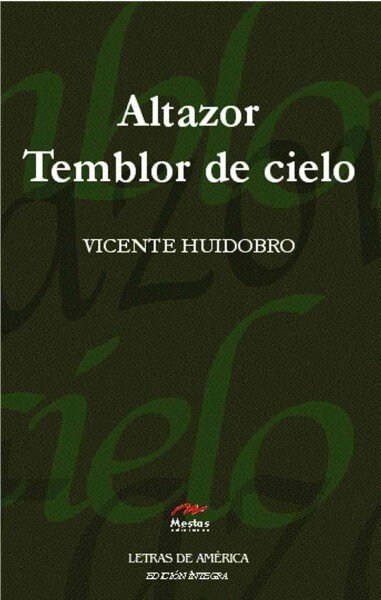 Altazor & Temblor de cielo / Altazor & Tremor of Heaven (Paperback)