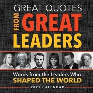 2021 Great Quotes from Great Leaders Boxed Calendar (Daily)