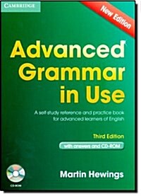 [중고] Advanced Grammar in Use Book with Answers and CD-ROM : A Self-Study Reference and Practice Book for Advanced Learners of English (Package, 3 Rev ed)