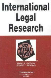 International legal research in a nutshell