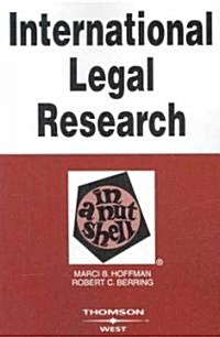 International Legal Research in a Nutshell (Paperback, 1st)