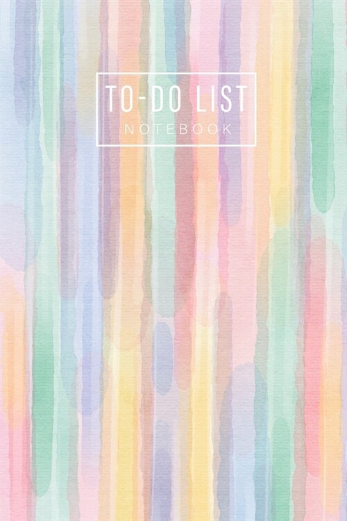To Do List Notebook: Colorful Line Cover - Daily To Do Organizer - Work Day Schedule Appointment Notebook - Minimalist Planner - Checklist (Paperback)