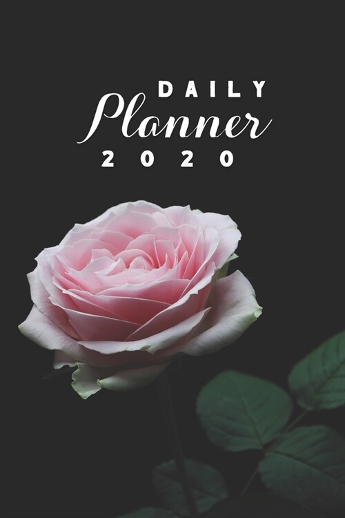 Daily Planner 2020: Pink Rose Flowers Gardening 52 Weeks 365 Day Daily Planner for Year 2020 6x9 Everyday Organizer Monday to Sunday Flowe (Paperback)
