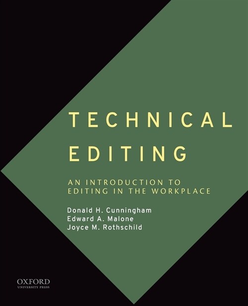 Technical Editing: An Introduction to Editing in the Workplace (Paperback)