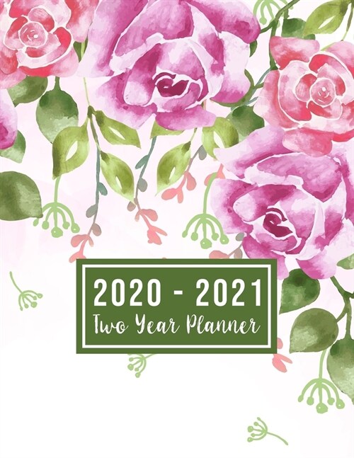 2020-2021 Two Year Planner: 2020-2021 see it bigger planner gifts for women - 24 Months Agenda Planner with Holiday from Jan 2020 - Dec 2021 Large (Paperback)