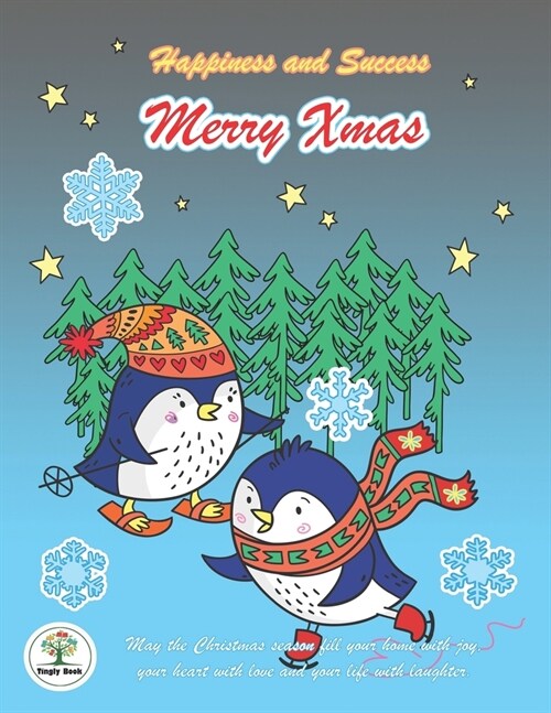 Happiness and Success Merry Xmas: Bullet Planner 2020 and Notebook Chrismas Theme, The Penguin cover design (Paperback)