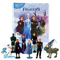 Disney Frozen 2 My Busy Book 겨울왕국 2 비지북 (미니피규어 10개 + 놀이판) 