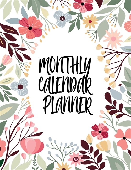 Monthly Calendar Planner: 2 Years Weekly Calendar Planner (January 2020 to December 2021) (Paperback)