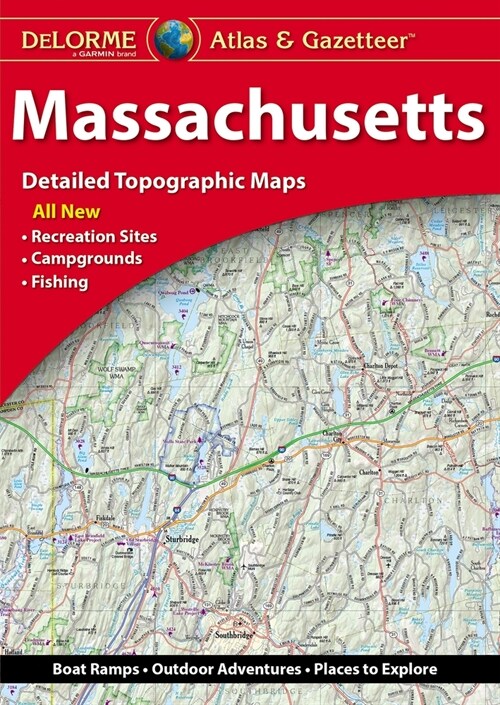 Delorme Massachusetts Atlas & Gazetteer 5e (Paperback, 5)