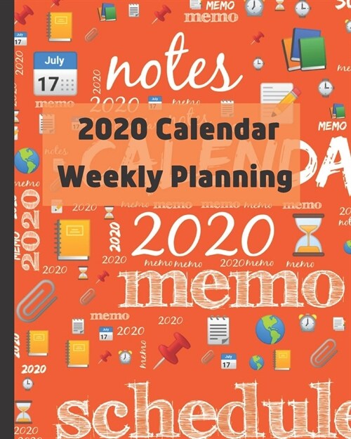 2020 Calendar: Weekly planning (Paperback)