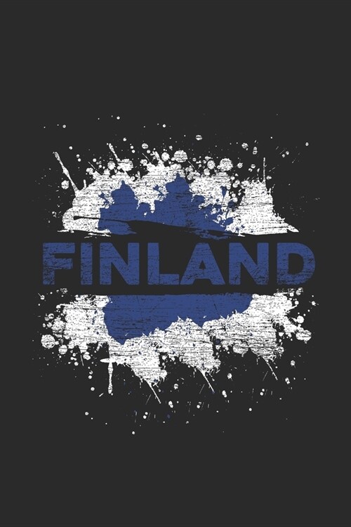 Finland: Dotted Bullet Notebook (6 x 9 - 120 pages) Finland Themed Notebook for Gift / Daily Activity Journals / Diary (Paperback)