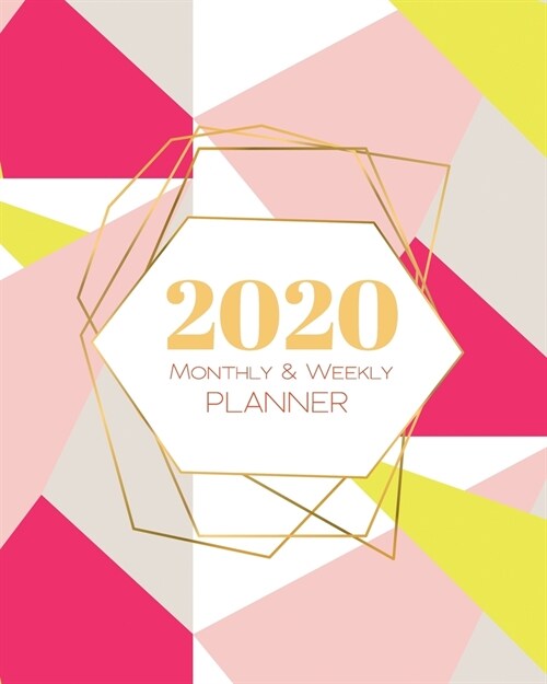 2020 Monthly & Weekly Planner: Color Block Collection (Paperback)