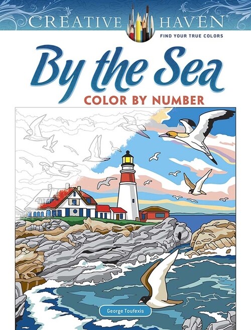 Creative Haven by the Sea Color by Number (Paperback)