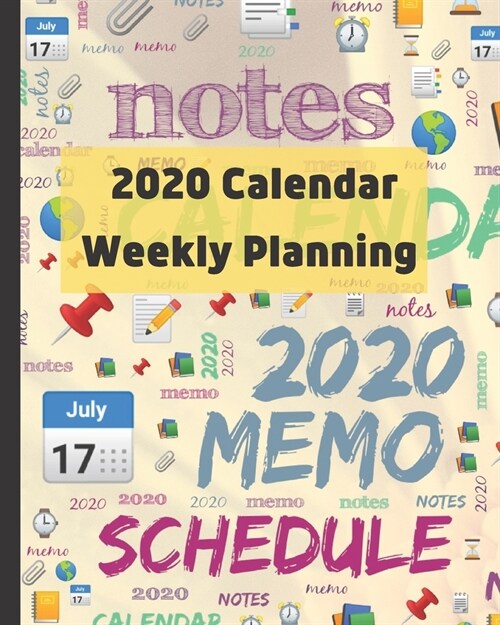 2020 Calendar: Weekly planning (Paperback)