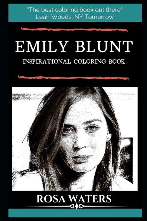 Emily Blunt Inspirational Coloring Book (Paperback)