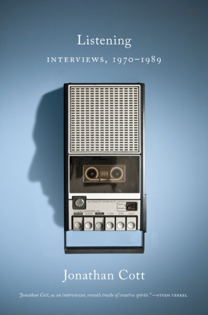 Listening: Interviews, 1970-1989 (Hardcover)