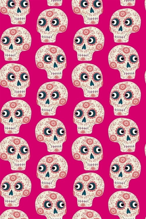 Notes: A Blank Sketchbook with Pink Sugar Skull Cover Art (Paperback)