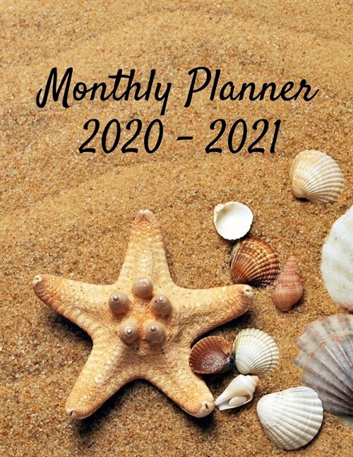 Monthly Planner 2020 - 2021: 24 Month Agenda Planner - Two Year Calendar Planner - January 2020 to December 2021 Monthly Calendar Planner, 8.5 x 1 (Paperback)