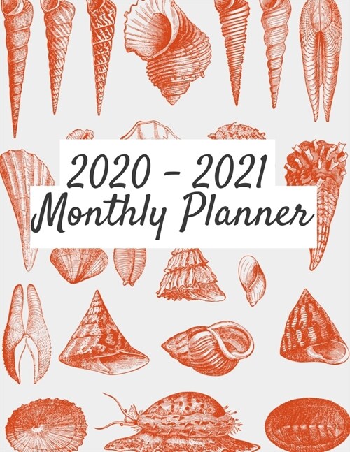 2020 - 2021 Monthly Planner: 24 Month Agenda Planner - Two Year Calendar Planner - January 2020 to December 2021 Monthly Calendar Planner, 8.5 x 1 (Paperback)