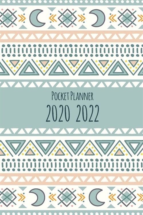 2020-2022 Pocket Planner: Bluesky Ethnic, Three Year Calendar, 36-Month Pocket Monthly Agenda Planner with Holiday (Paperback)