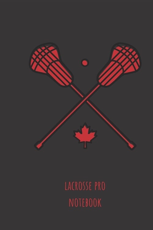 lacrosse pro notebook: small lined Lacrosse Notebook / Travel Journal to write in (6 x 9) 120 pages (Paperback)