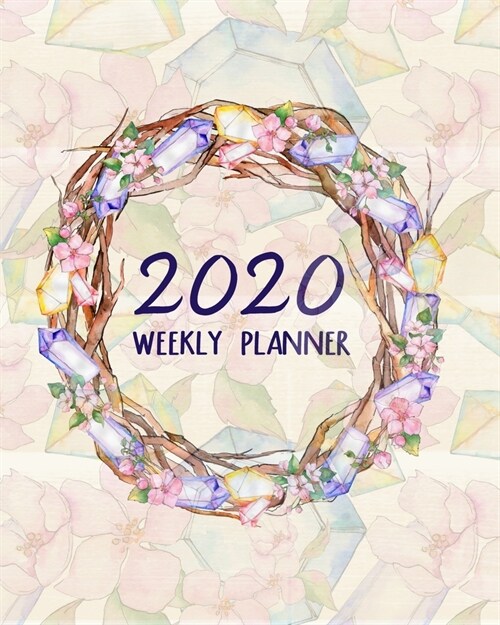 2020 Weekly Planner: Cherry Blossoms Small Size Easy To Carry Two Page A Week Planner Calendar (Paperback)