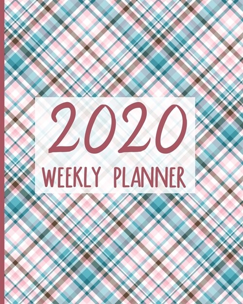 2020 Weekly Planner: Cherry Blossoms Small Size Easy To Carry Two Page A Week Planner Calendar (Paperback)