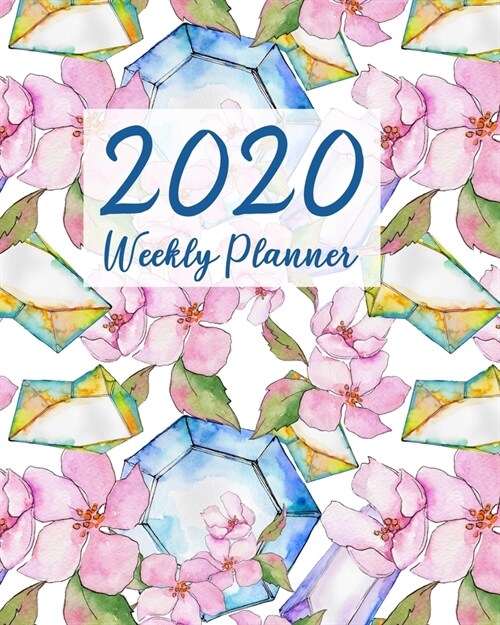 2020 Weekly Planner: Cherry Blossoms Small Size Easy To Carry Two Page A Week Planner Calendar (Paperback)