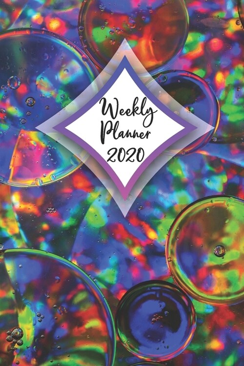 Weekly Planner 2020: Psychedelic Pattern 52 Week Planner 6x9 Monday to Sunday Weekly & Daily Organizer Hypnotism Colors Life Plan Academi (Paperback)