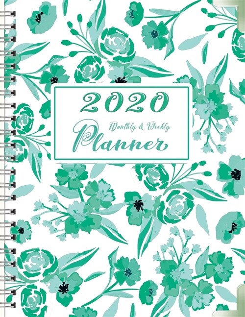 2020 Monthly and Weekly Planner: Twelve Months Calendar Planner from JAN 2020 to DEC 2020 with Monthly and Weekly View, Birthday, Password, Goals, To (Paperback)