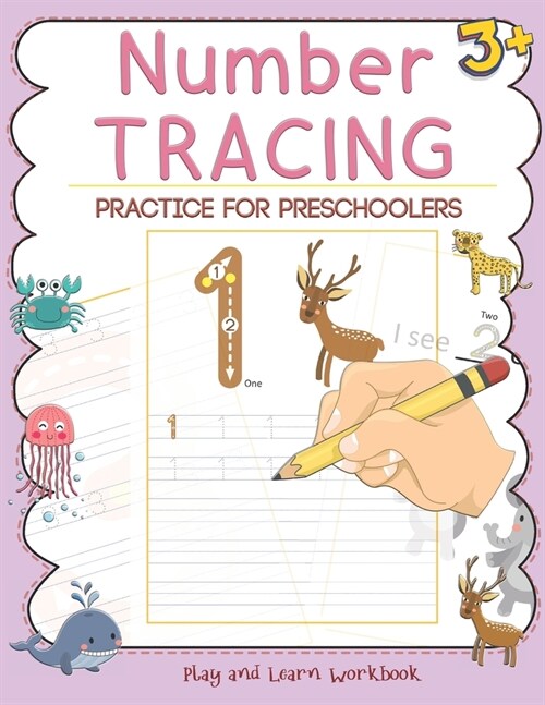 Number Tracing practice for preschoolers: Workbook practice books paper for preschool Toddler or kindergarten, PK, K, 1st Grade, Paperback or Kids Age (Paperback)