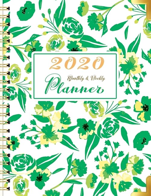 2020 Monthly and Weekly Planner: One Year Calendar Planner from JAN to DEC 2020, Monthly and Weekly Agenda, Birthday, Password, Goals, To Do List, Not (Paperback)