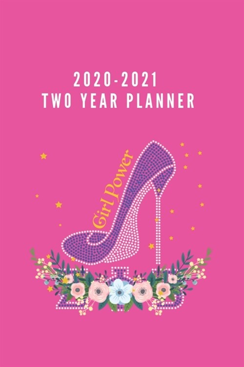2020-2021 Two Year Planner: Monthly Pocket Planner: 2 Year Monthly Pocket Planner with Phone Book, 6 x 9, Password Log, 24 Months Agenda, Diary, C (Paperback)