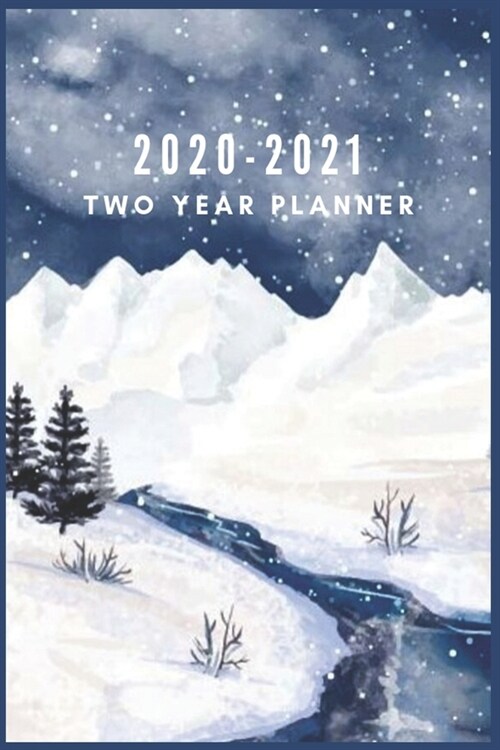 2020-2021 Two Year Planner: Monthly Pocket Planner: Two-Year Monthly Pocket Planner with Phone Book, 6 x 9, Password Log, Notebook, 24 Months Agen (Paperback)