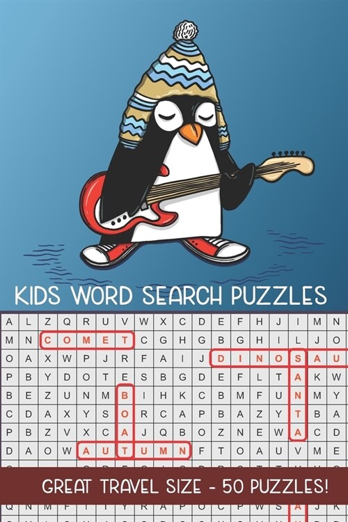 Kids Word Search Puzzles: Great Travel Size Word Seek & Find Puzzle Book for Boys & Girls (Paperback)